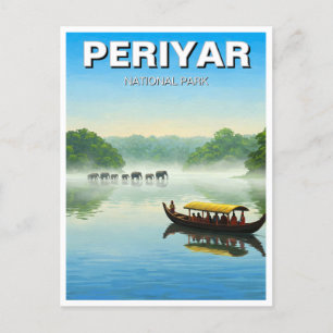 Periyar National Park India Travel Postcard