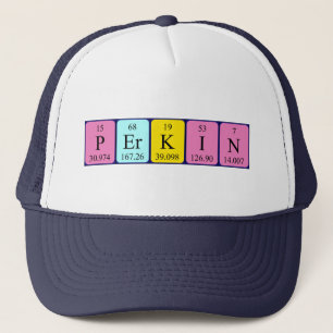 Perkin periodic table name hat