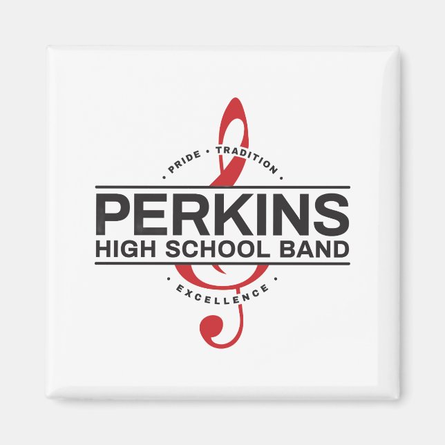 Perkins Band Logo Magnet (Front)