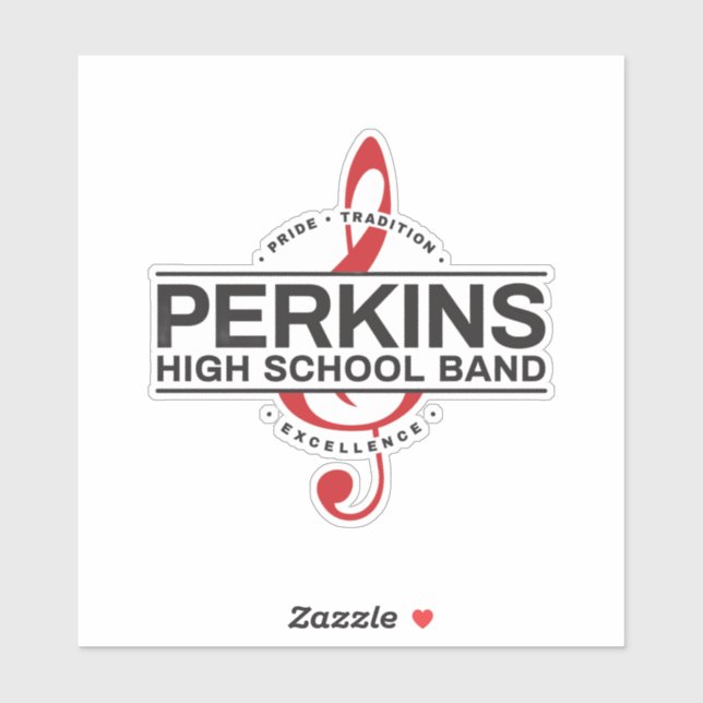 Perkins Band Logo Sticker (Sheet)