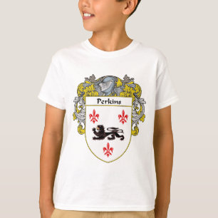 Perkins Coat of Arms/Family Crest (Mantled) T-Shirt