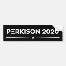 Perkison 2020 Campaign Bumper Sticker