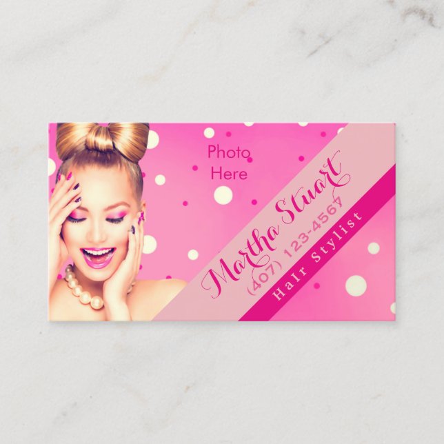 Perky Bubbles - Business Card (Front)