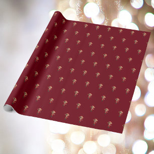 Perky Girl Christmas Elf Wrapping Paper