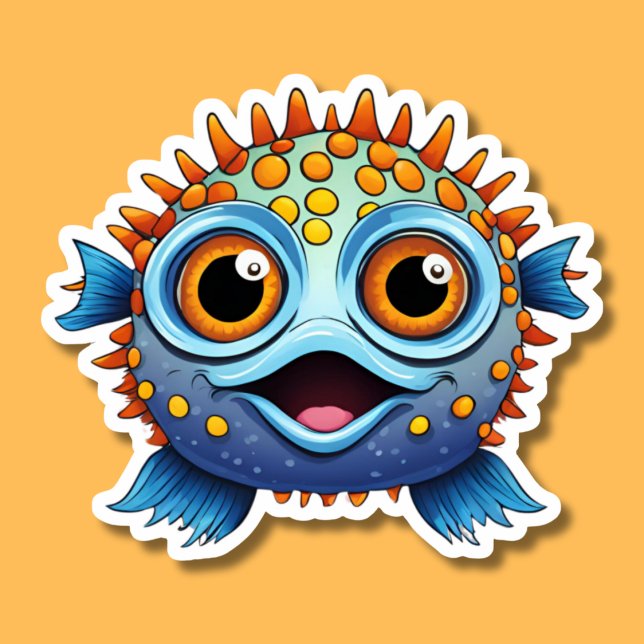 Perky Puffer Fish Waterproof  (Creator Uploaded)