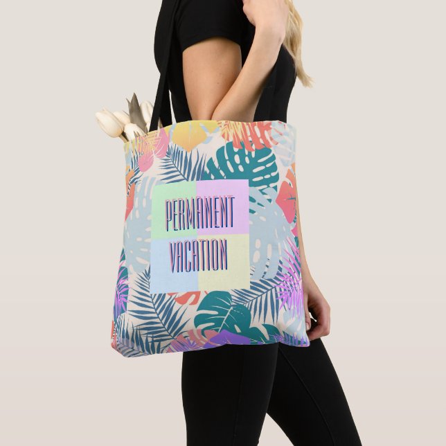 Permanent Vacation Tote Bag (Close Up)