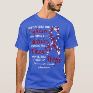 Permanently Disabled Awareness Supporting The Figh T-Shirt