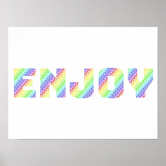 Permission to Play: Allow Yourself to ENJOY Rainbo Poster (Front)