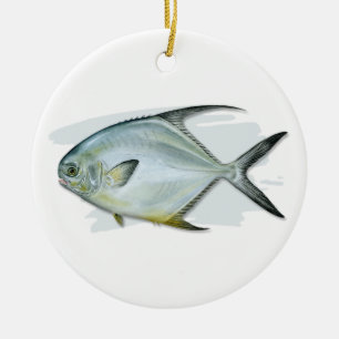 Permit Ceramic Ornament