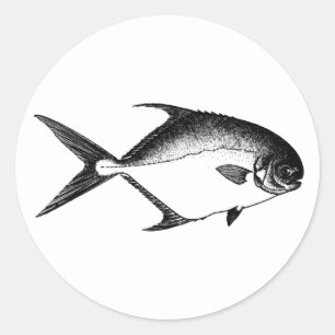 Permit Logo (line art) Classic Round Sticker