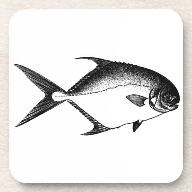 Permit Logo (line art) Coaster (Front)