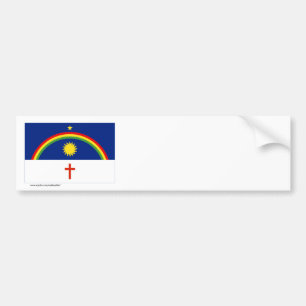 Pernambuco, Brazil Flag Bumper Sticker