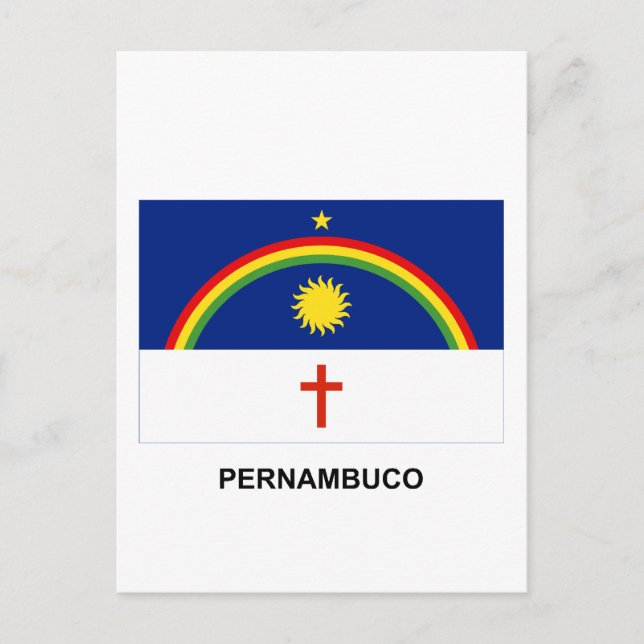 Pernambuco, Brazil Flag Postcard (Front)