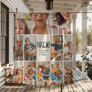 Peronalized 10 Photo Mimi Gift Fleece Blanket