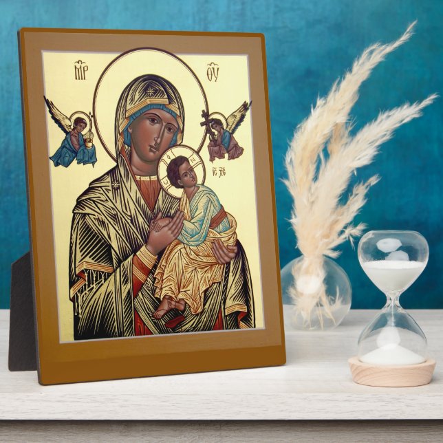 Perpetual Help Mother of God Icon Plaque (Side)