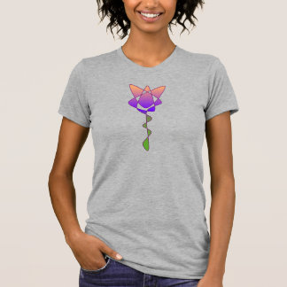 Perpetual Tulip Flower Art Purple Orange T-Shirt