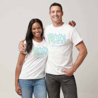 "Perpetuate Good Vibes" Blue Green T-Shirt