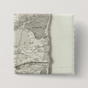 Perpignan 15 Cm Square Badge