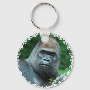 Perplexed Gorilla Key Ring