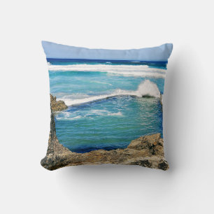 Perranporth Beach swimming pool splash Cushion