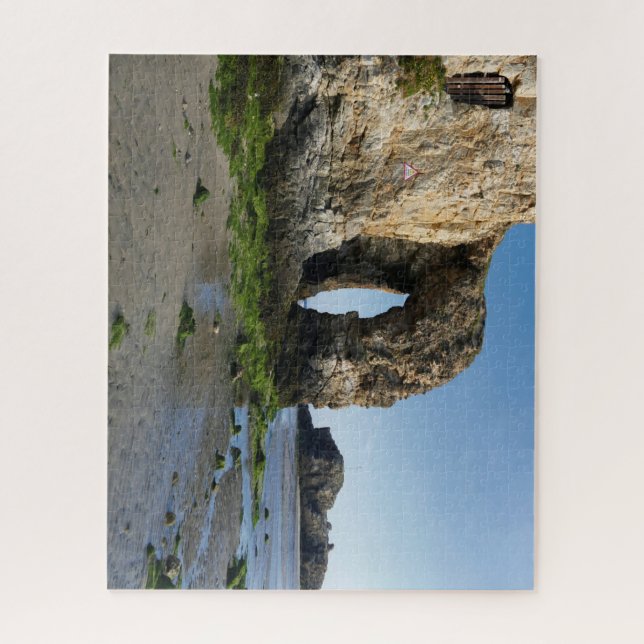 Perranporth Sea Cornwall Coast England Jigsaw Puzzle (Vertical)