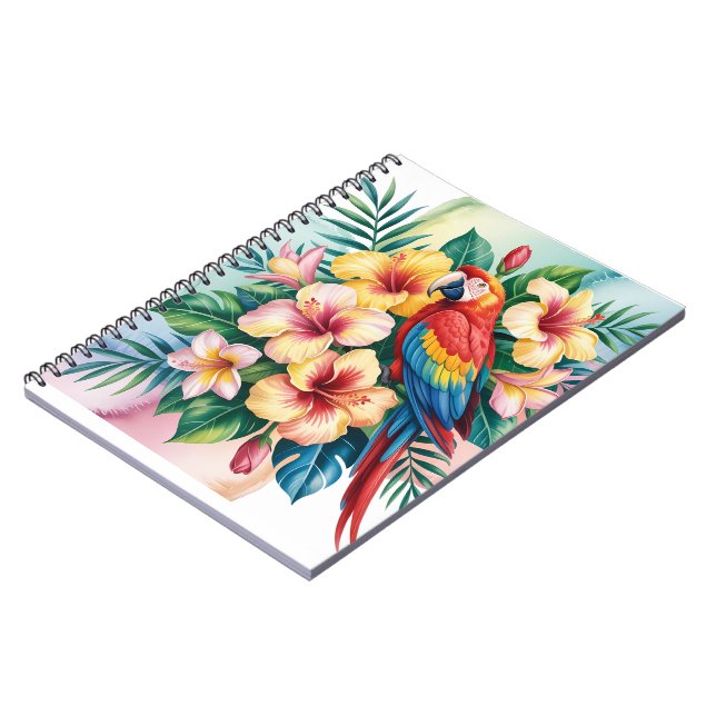 Perroquet exotique notebook (Left Side)