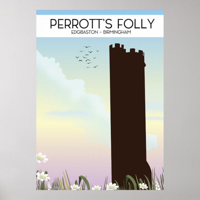 Perrott's Folly , Edgbaston, Birmingham Poster (Front)