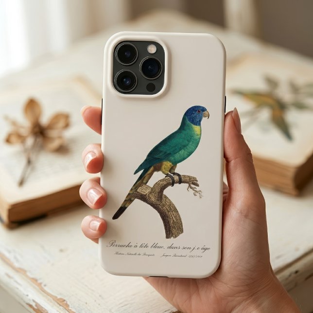 Perruche a tete bleue / Rainbow lorikeet, juvenile Case-Mate iPhone Case (Perruche a tete bleue / Rainbow lorikeet, juvenile. iPhone Case)