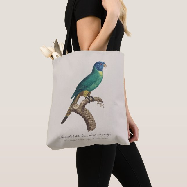 Perruche a tete bleue / Rainbow lorikeet, juvenile Tote Bag (Close Up)
