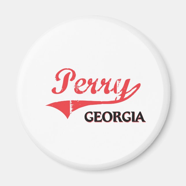 Perry Georgia City Classic Magnet (Front)
