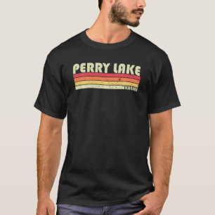 Perry Lake Kansas Funny Fishing Camping Summer T-Shirt