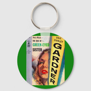 Perry Mason Case of the Green-Eyed Sister Key Ring
