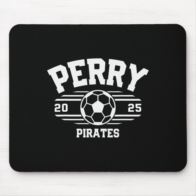 Perry Pirates Soccer Byll 2025  Mouse Pad (Front)