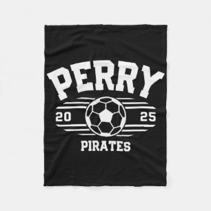 Perry Pirates Soccer Ll 2025 Fleece Blanket