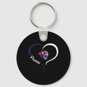 Perry Pumas Logo Half Heart Slogan Hs Key Ring