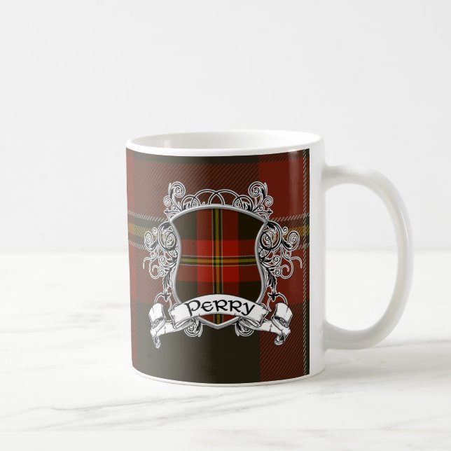Perry Tartan Shield Coffee Mug (Right)