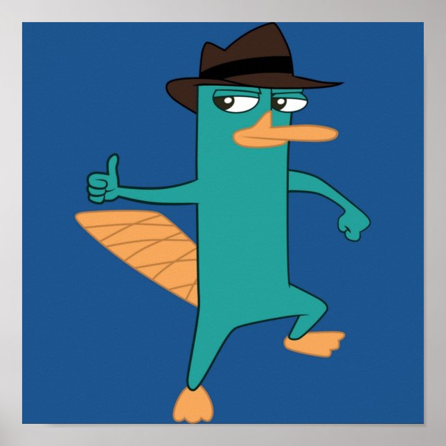 Perry the Platypus from Phineas and Ferb Poster (Front)