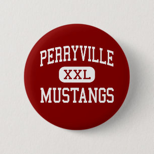 Perryville - Mustangs - Senior - Perryville 6 Cm Round Badge