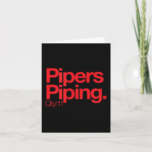 Pers Ng Q11 Minimalist 12 Days Of Christmas Card
