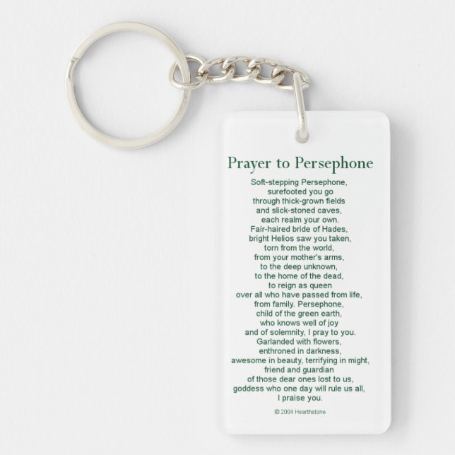 Persephone Keychain (Front)