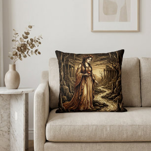 Persephone Queen of the Underworld Cushion