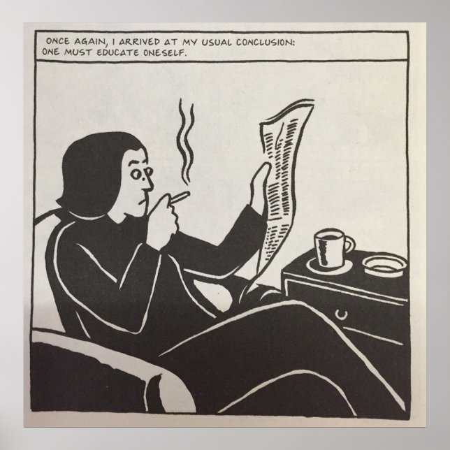 Persepolis - Educate Oneself Poster (Front)