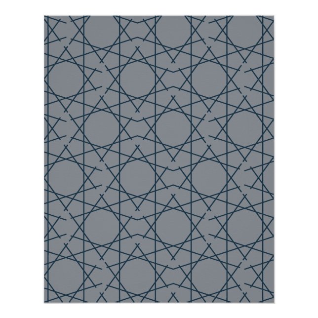 Persepolis Stone Geometric Pattern Poster (Front)