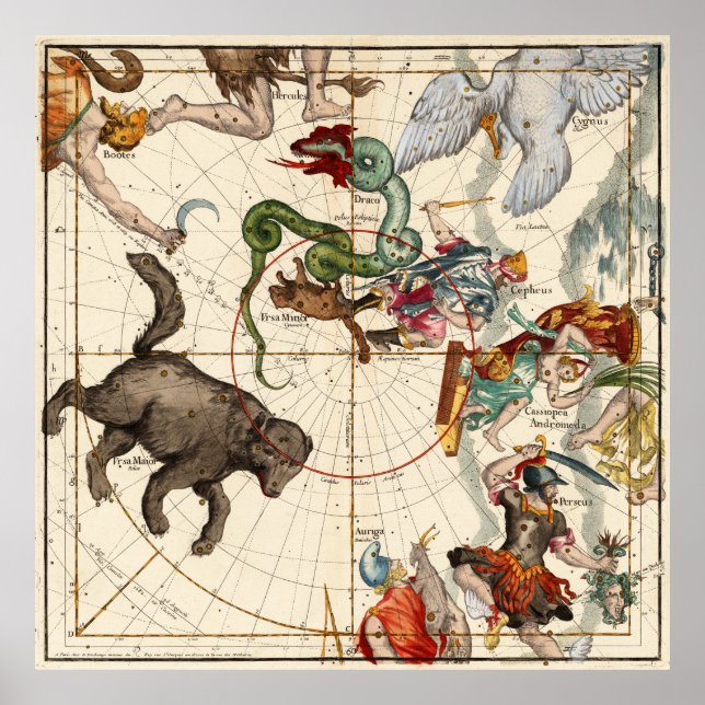 Perseus, Hercules, Cassiopea and  Andromeda Poster (Front)