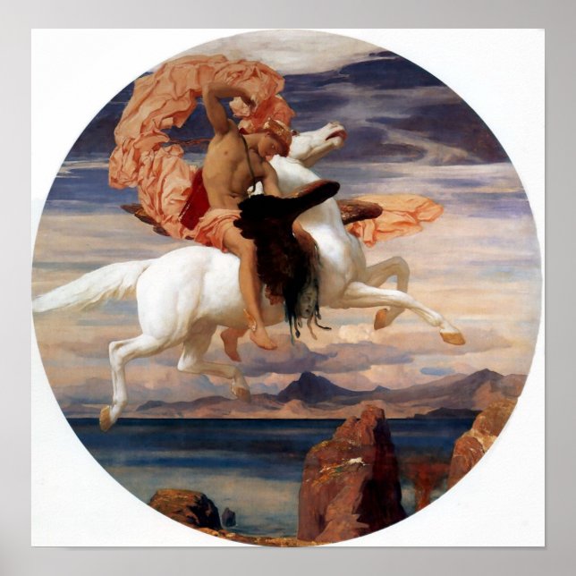 Perseus On Pegasus Poster (Front)