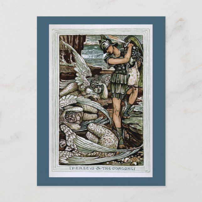 Perseus & the Gorgons Postcard (Front)