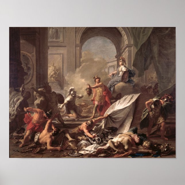 Perseus, under the protection of Minerva Poster (Front)