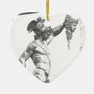 Perseus with the Head of Medusa Ceramic Ornament