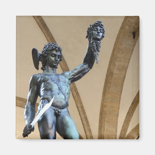 perseus with the head of medusa magnet (Front)