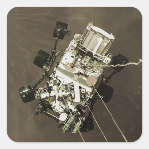 Perseverance Arrives at Mars Square Sticker